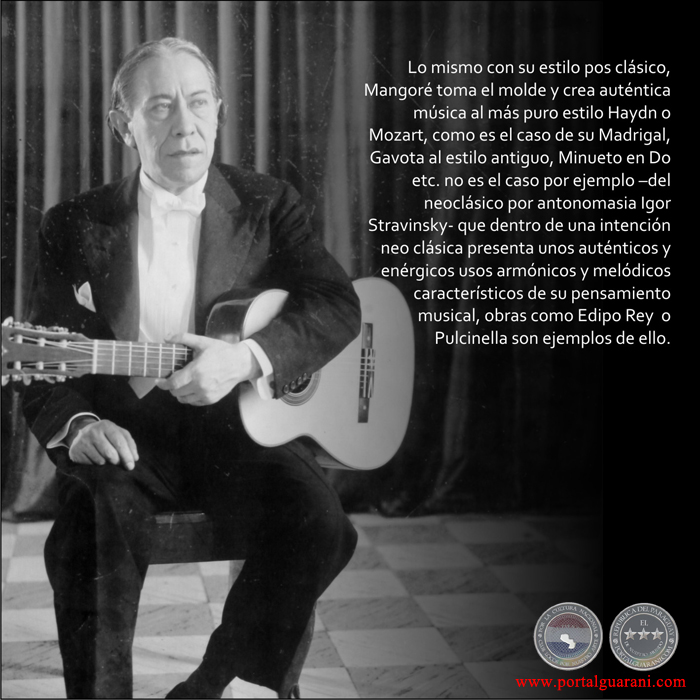MANGORÉ INTERPRETA A MANGORÉ - POR EL LIC. VÍCTOR M. OXLEY YNSFRÁN